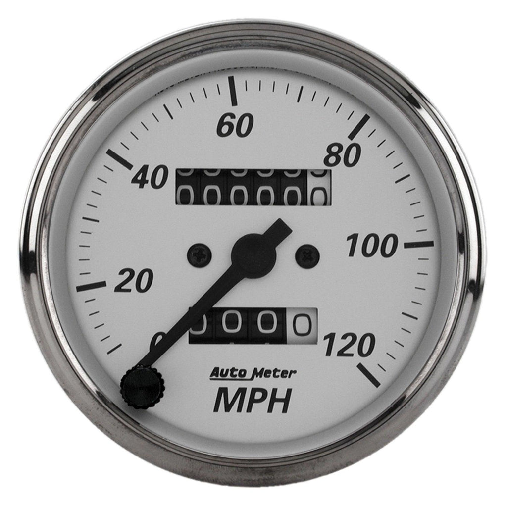 3-1/8 in. SPEEDOMETER 0-120 MPH AMERICAN PLATINUM - greatparts