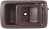 Interior Door Handle Set Compatible with 1987-1991 Toyota Camry, Fits 2001-2004 Toyota Tacoma, Fits 1996-2002 Toyota 4Runner Front or Rear, Driver and Passenger Side Brown