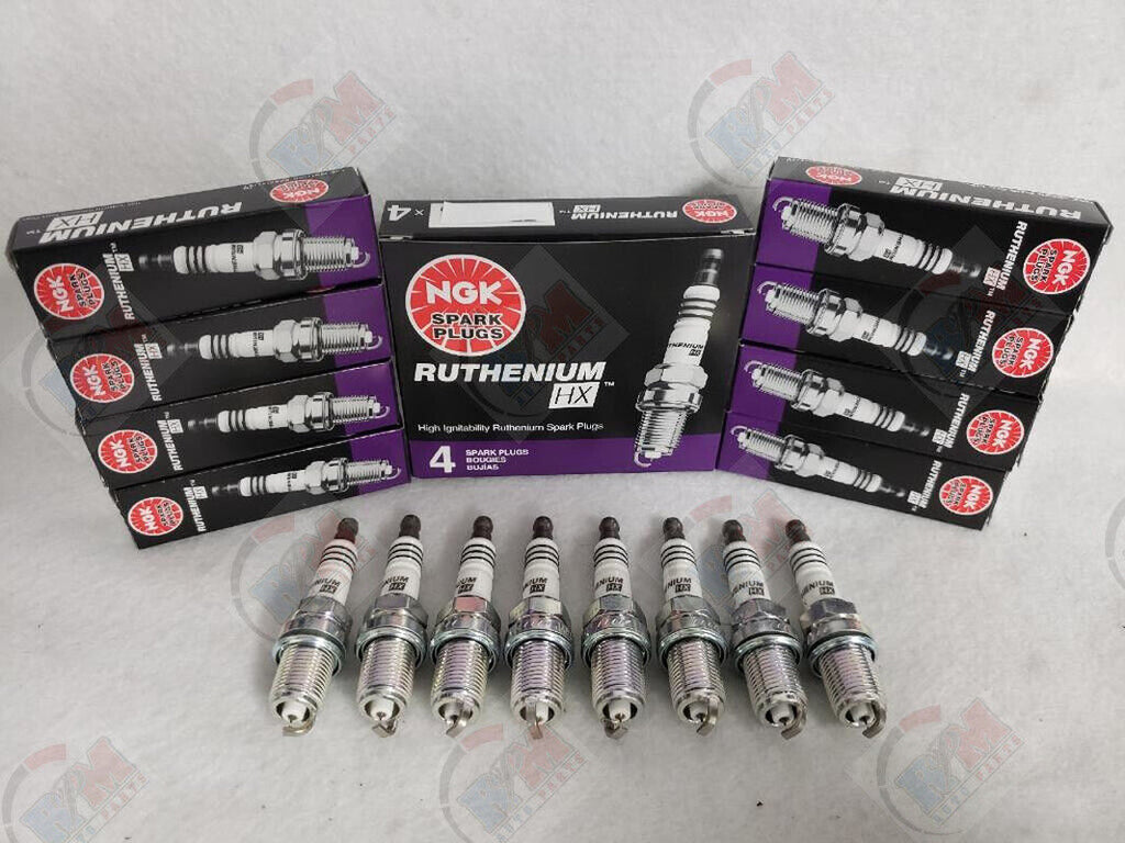 NGK RUTHENIUM HX Spark Plugs LFR5AHX 96355 Set of 8