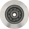 Silver 18A12A Front Disc Brake Rotor and Hub Assembly