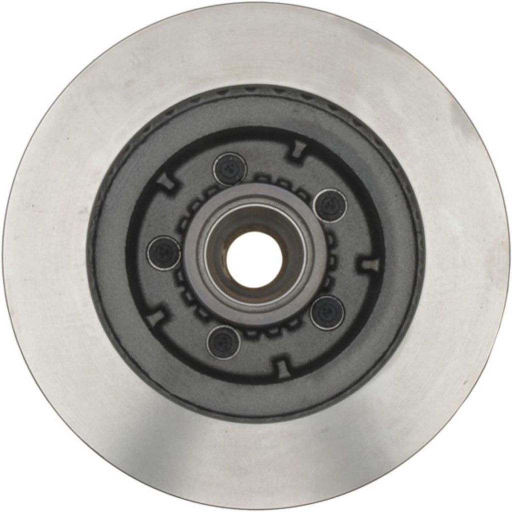 Silver 18A12A Front Disc Brake Rotor and Hub Assembly