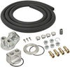 Derale 15748 Engine Oil Filter Relocation Kit , Silver