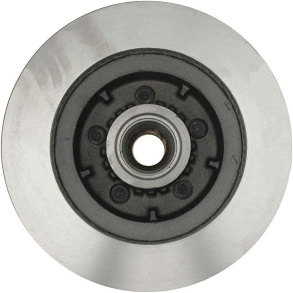 Silver 18A9A Front Disc Brake Rotor and Hub Assembly