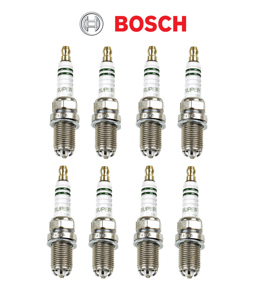 Porsche Cayenne S 4.5L 2003-2006 8X Spark Plug FGR-6-KQE 7413 OEM Bosch NEW