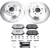 K7727-36 Rear Z36 Truck & Tow Brake Kit, Carbon Fiber Ceramic Brake Pads and Drilled/Slotted Brake Rotors