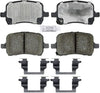 Gold 17D1028CH Ceramic Front Disc Brake Pad Set