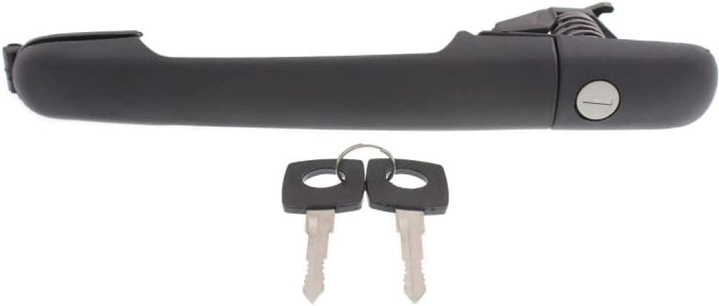 Compatible with Dodge Sprinter 2500 Exterior Door Handle 2003-2006 Front or Rear-Back Door Textured Black | with Key Hole | Trim: Base | CH1310140 | 5124094AA