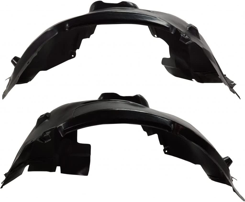 For Ford Focus Splash Guard/Fender Liner 2012-2018 Driver and Passenger Side Pair/Set | Front | S/SE | FO1248160 + FO1249160 | AM5Z16103A + AM5Z16102A