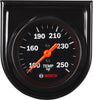 Actron  SP0F000053 Style Line 2" Mechanical Water/Oil Temperature Gauge (Black Dial Face, Black Bezel)