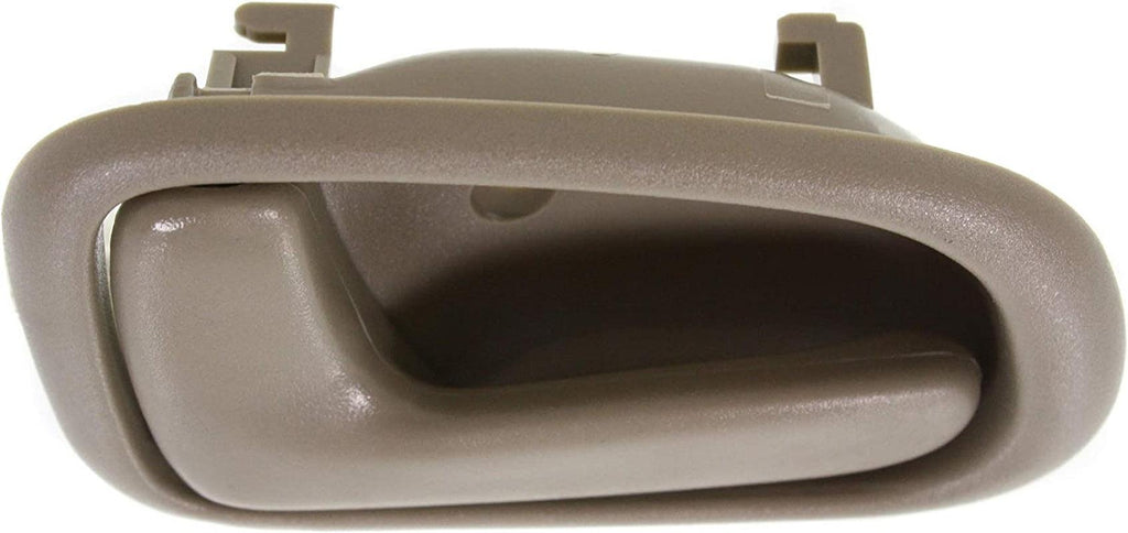 Aftermarket Front Interior Door Handle Compatible with 1993-1997 Toyota Corolla Beige Driver Side