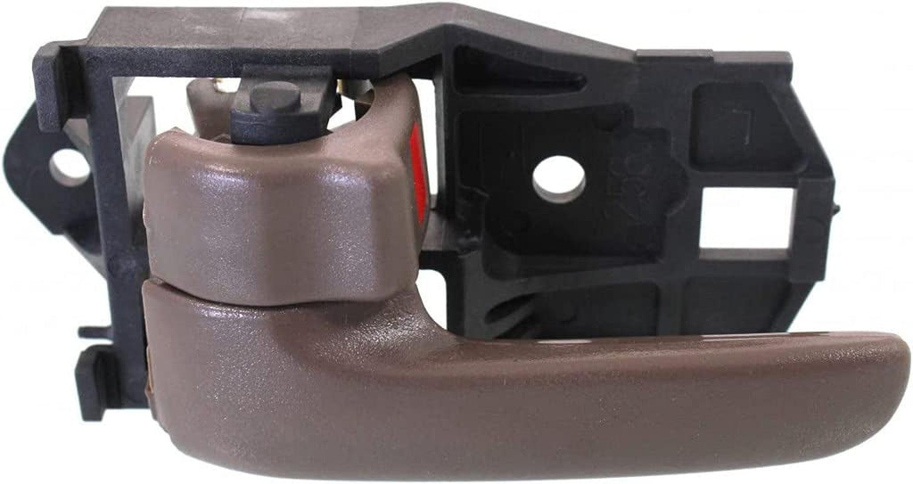 Compatible with Toyota Camry Interior Door Handle Front, Driver Side Brown (1997-2001) | with Door Lock Button | Trim:All Submodels | TO1352151 | 69206AA010E1