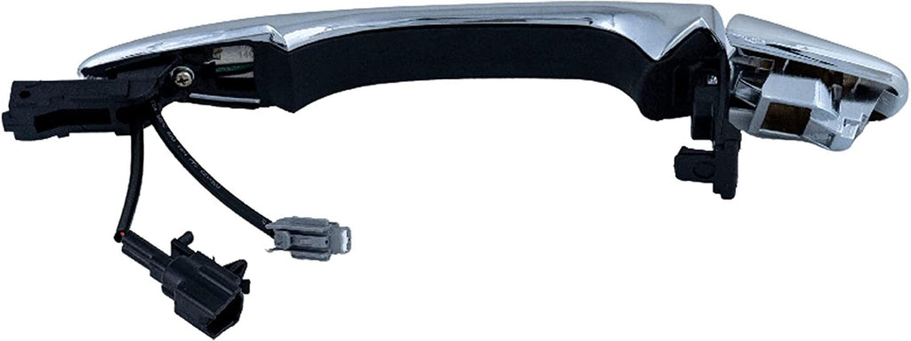 Front, Passenger Side Exterior Door Handle Compatible with 2014-2017 Infiniti QX60, 2018-2020 QX60, 2014-2016 QX80 and 2017-2020 Qx80,Chrome