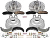 K15009DK Front and Rear Z23 Carbon Fiber Brake Pads with Drilled & Slotted Brake Drums Kit