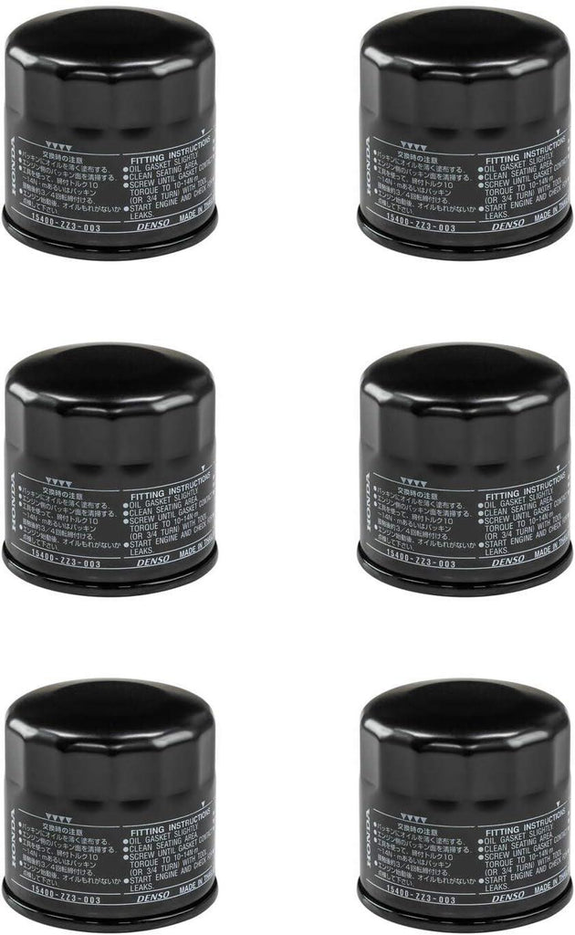 6 Pack 15400-ZZ3-003 Oil Filter for GCV530 H4514H H4518H 15400-PFB-014 OEM