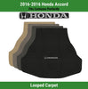 Lloyd Loop Trunk Mat for '16 Accord W/Silver & Black Honda H & Word Combo