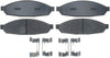 Gold 17D953CH Ceramic Front Disc Brake Pad Set