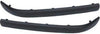 Front Bumper Trim Compatible with 1999-2000 BMW 323I/328I Set of 2 Black Passenger and Driver Side