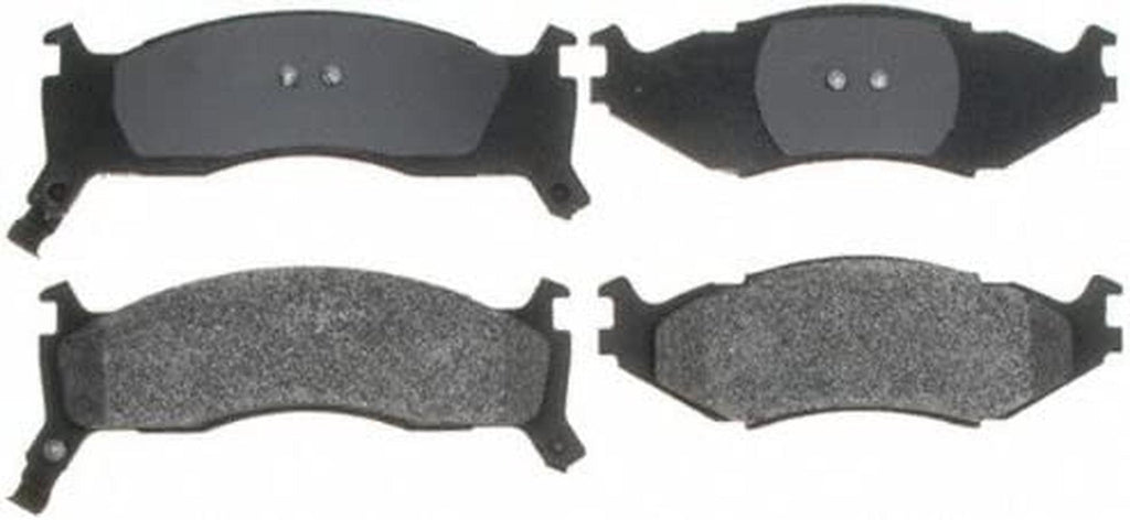 Silver 14D524MH Semi-Metallic Front Disc Brake Pad Set with Wear Sensor