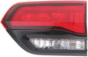 For Jeep Grand Cherokee 2014-2021 Inner Tail Light Assembly Inner Passenger Side | Trailhawk | Black Trim | CH2803106 | 68142944AD, 68142944AC