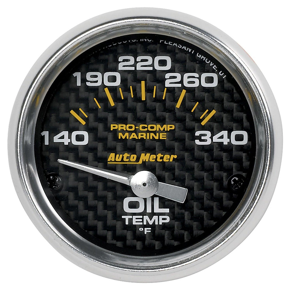 2-1/16 in. OIL TEMPERATURE 140-340 Fahrenheit MARINE CARBON FIBER - greatparts