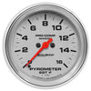 2-5/8 in. PYROMETER 0-1600 Fahrenheit MARINE CHROME ULTRA-LITE - greatparts