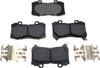 Silver 14D1802CH Ceramic Front Disc Brake Pad Set