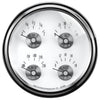 5 in. QUAD GAUGE 100 PSI/100-250 Fahrenheit/8-18V/240-33 O PRESTIGE PEARL - greatparts