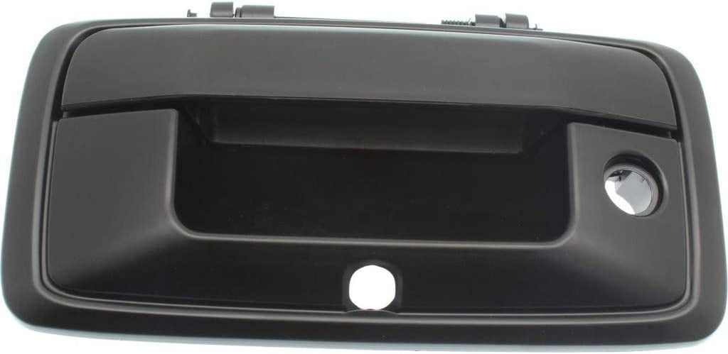 for Chevy Silverado 1500 Tailgate Handle 2016 2017 2018 | outside | Primed Black | W/Keyhole | W/Cam Hole | All Cab Types | Plastic & Metal | 84016231