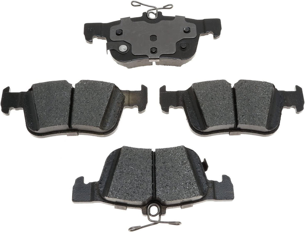 Gold 17D1665C Ceramic Rear Disc Brake Pad Set