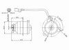 TYC 630170 Engine Cooling Fan Motor