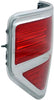 Driver Side Tail Light Compatible with 2009-2014 Ford F-150 Styleside Red Lens Chrome Trim CAPA