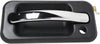 for Hummer H2 2003 04 05 06 07 08 2009 Door Handle Driver Side | Front | Outer | W/Chrome Trim Package | Black Bezel W/Chrome Lever | Replacement for HU1310101 | 25845866