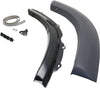 Evan-Fischer Aftermarket Rear Wheel Opening Molding Compatible with Toyota RAV-4 01-05 RH Front Section Black Paint to Match Right Side