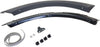 Evan-Fischer Aftermarket Rear Wheel Opening Molding Compatible with Toyota RAV-4 01-05 RH Front Section Black Paint to Match Right Side