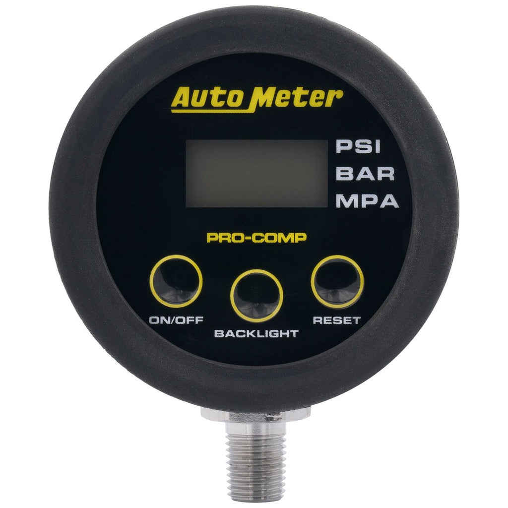 GAUGE HEAD ONLY TIRE PRESS 50 PSI / 3.45 BAR RACE DIGITAL BACKLIT W/ MEM PRO-COMP - greatparts