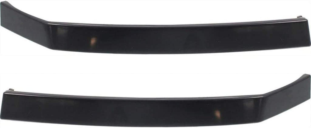 For Nissan Armada Bumper Trim 2005 06 07 2008 Driver and Passenger Side Pair/Set | Front | Black | NI1088107 + NI1089107