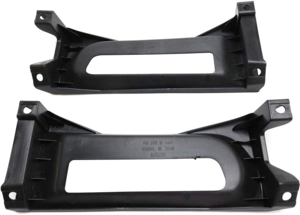 Compatible with RAM 1500 Bumper Trim 2013-2020 Passenger and Driver Side | Front | Bezel Kit | Textured | 2 Piece Bumper | W/Tow Hook Holes | All Cab Types | CH1037113 | 68196982AA