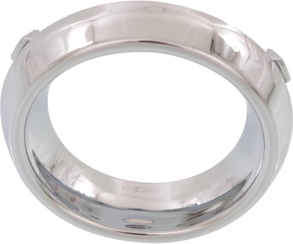 for Chrysler Town & Country 2011 12 13 14 15 2016 Fog Light Trim Ring Driver or Passenger Side | Chrome | Plastic | Replacement for CH1038144 | 68100718AA