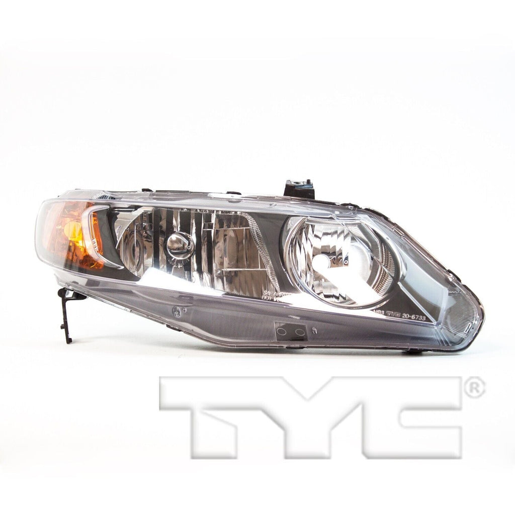 TYC Headlight Assembly for 06-08 Civic 20-6733-01-9