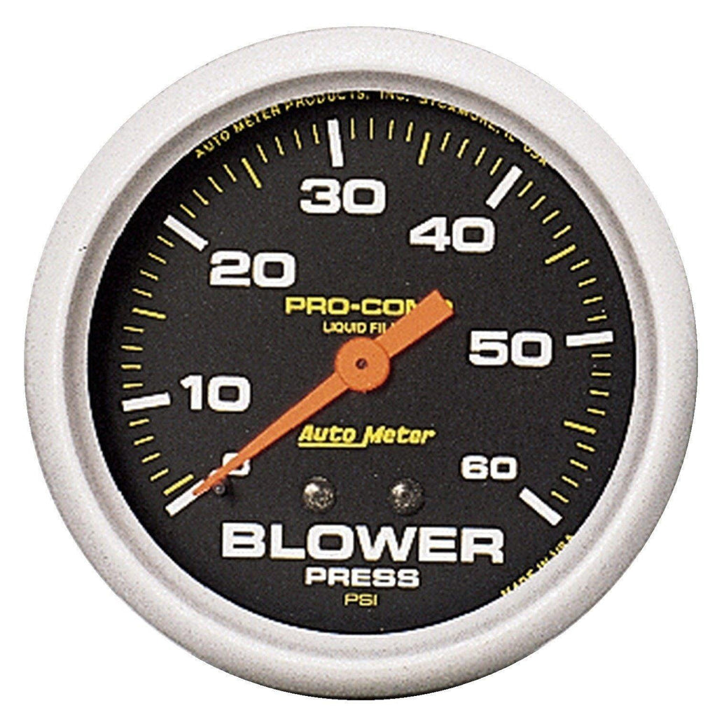 2-5/8 in. BLOWER PRESSURE 0-60 PSI W/ MEMORY LIQUID FILLED PRO-COMP - greatparts