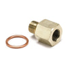 FITTING ADAPTER METRIC M10X1 MALE TO 1/8 in. NPTF FEMALE BRASS - greatparts