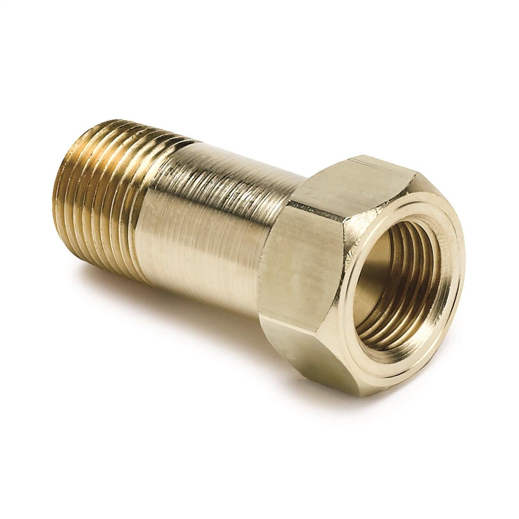 FITTING ADAPTER 3/8 in. NPT MALE EXTENSION BRASS FOR MECH. TEMP. GAUGE - greatparts