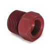 FITTING ADAPTER 1/2-1/16 in. NPT MALE ALUMINUM RED FOR MECH. TEMP. GAUGE - greatparts