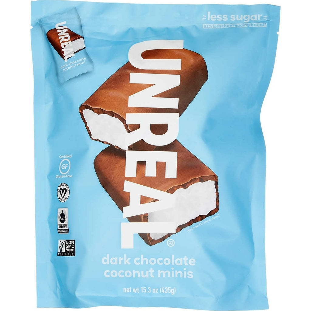 Unreal Dark Chocolate Coconut Minis 15.3 Ounce