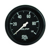 2-5/8 in. OIL PRESSURE 0-100 PSI AUTO GAGE - greatparts