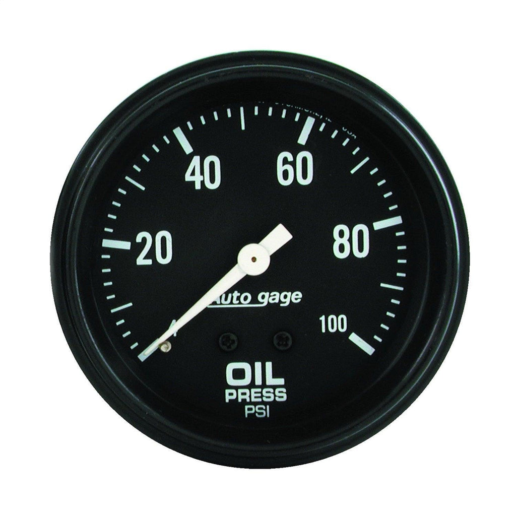 2-5/8 in. OIL PRESSURE 0-100 PSI AUTO GAGE - greatparts