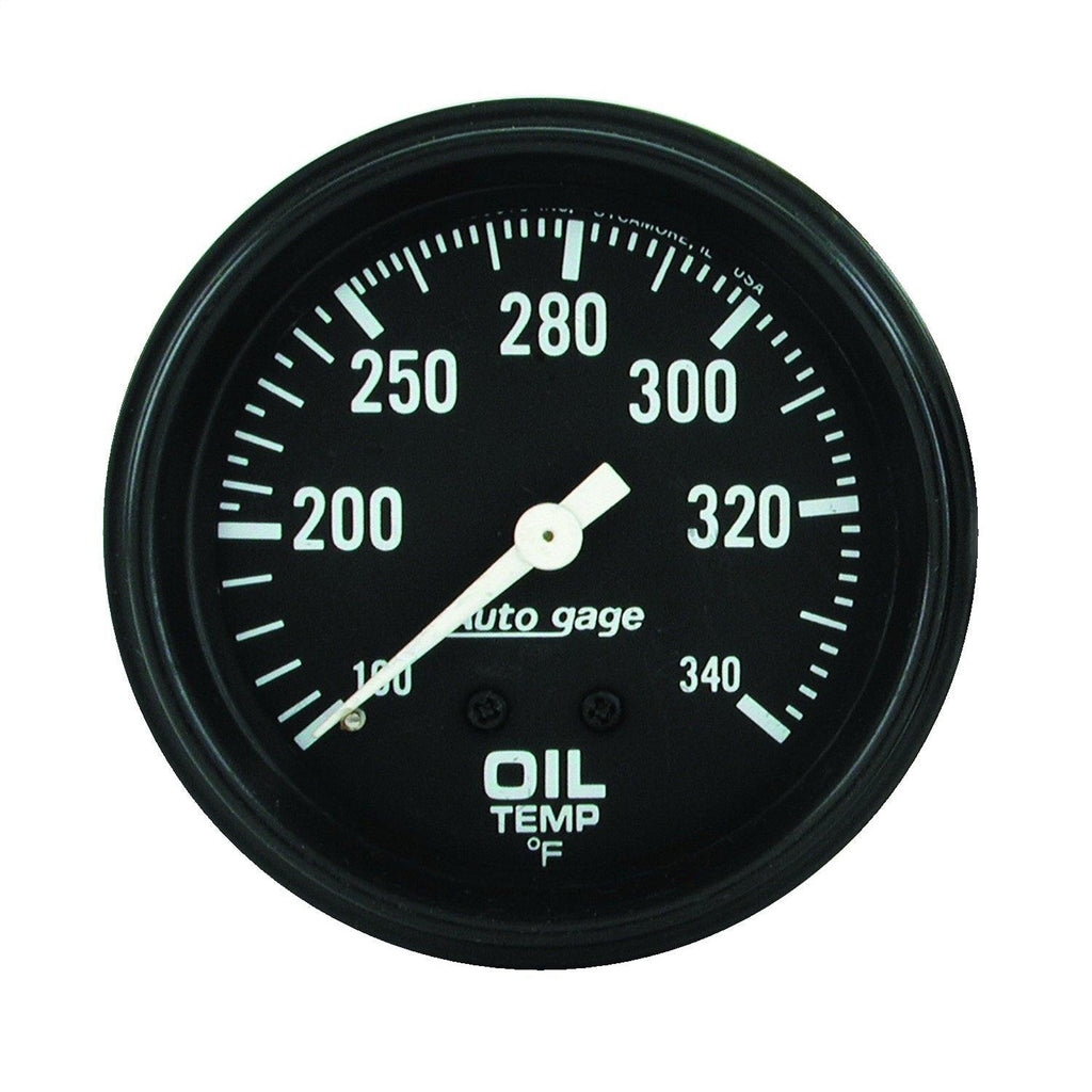 2-5/8 in. OIL TEMPERATURE 100-340 Fahrenheit AUTO GAGE - greatparts