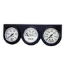 GAUGE CONSOLE OILP/WTMP/VOLT 2-5/8 in. 100 PSI/280 Fahrenheit/16V WHT DIAL BLK BZL AG - greatparts