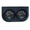 GAUGE CONSOLE OILP/WTMP 2-1/16 in. 100 PSI/280 Fahrenheit BLK DIAL BLK BZL AUTOGAGE - greatparts