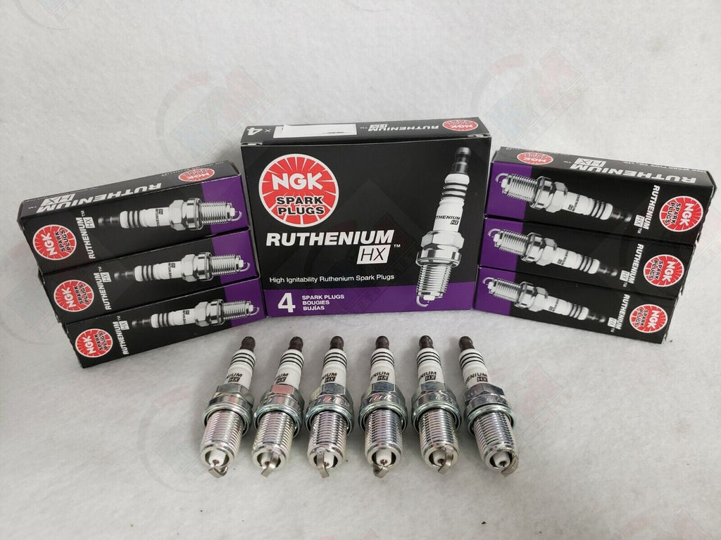 NGK RUTHENIUM HX Spark Plugs FR5AHXE 92375 Set of 6